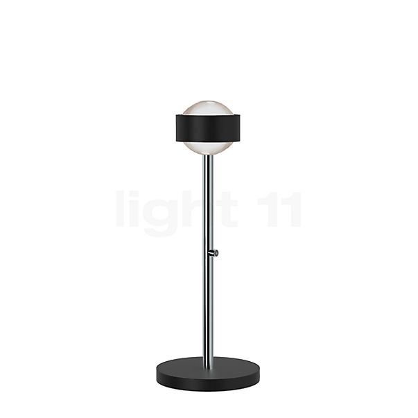 Top Light Puk Eye Table Lampe de table LED noir mat/chrome - 37 cm
