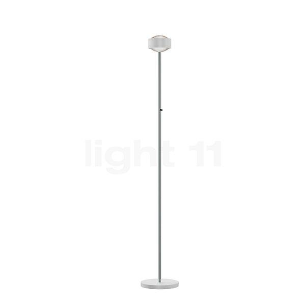 Top Light Puk Maxx Eye Floor, lámpara de pie LED blanco mate/cromo - 132 cm - lente mate