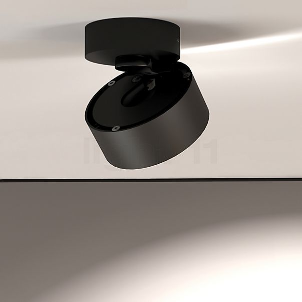 Top Light Puk Move LED hvid mat - White Edition - linse klar