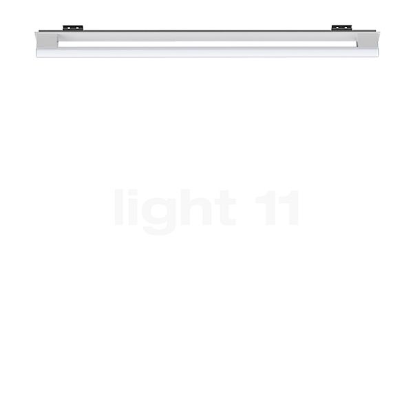 Top Light Two Socket Base Fix Lampe de miroir blanc mat/chrome
