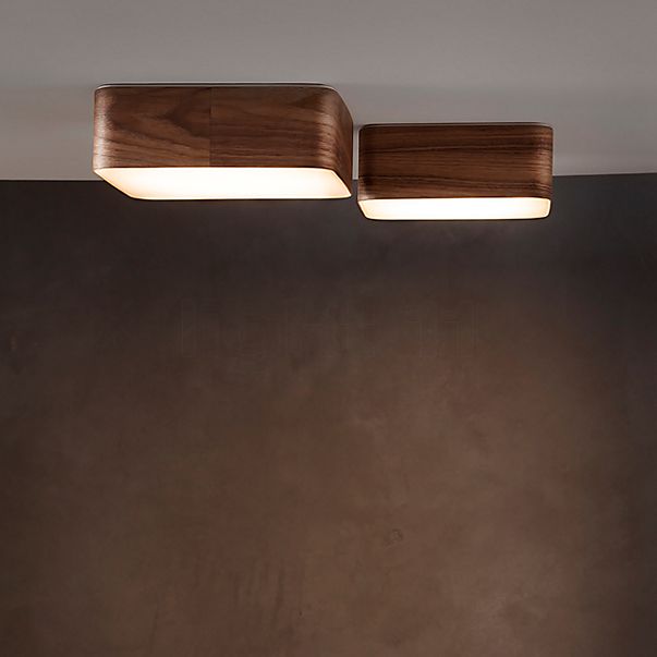 Tunto Cube Wall-/Ceiling Light LED oak - M