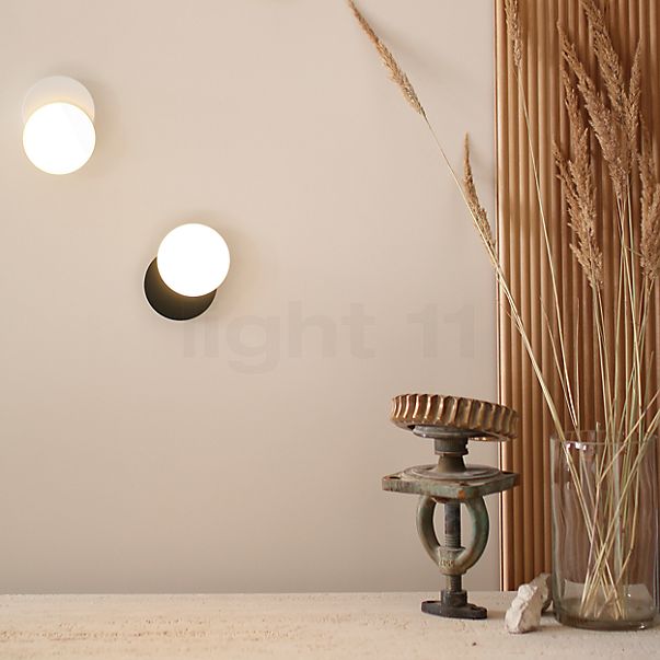 Tunto Dot 01, lámpara de pared LED blanco