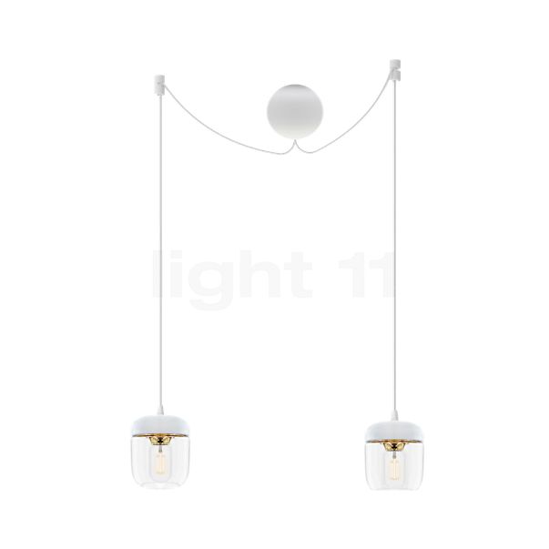 Umage Acorn Cannonball Pendant Light with 2 lamps white