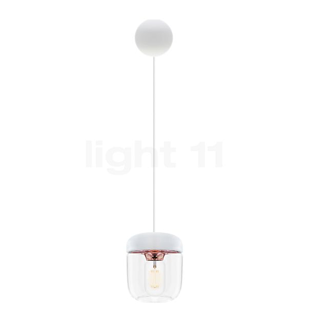 Umage Acorn Cannonball, lámpara de suspensión en blanco
