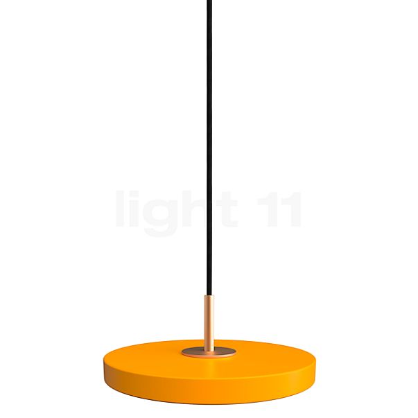 Umage Asteria Micro Hanglamp LED geel - Cover messing