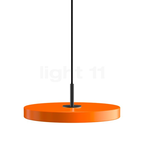 Umage Asteria Mini Pendant Light LED orange - Cover brass & black