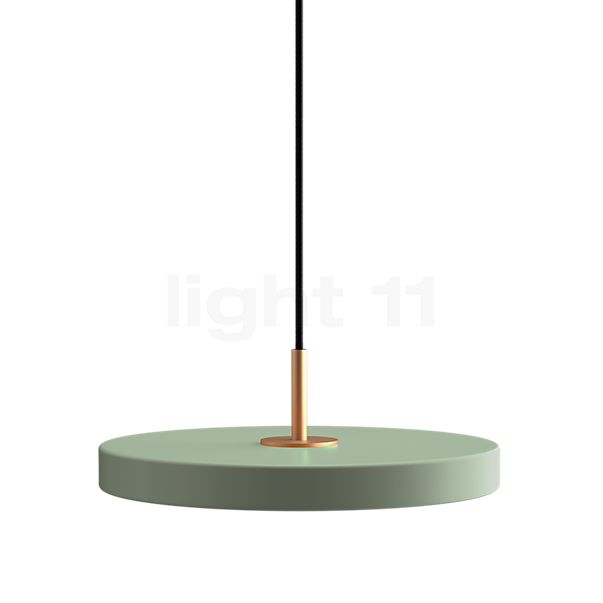 Umage Asteria Mini, lámpara de suspensión LED oliva - Cover latón
