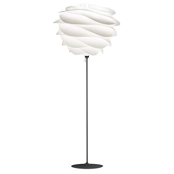 Umage Carmina Santé, lámpara de pie negro/blanco