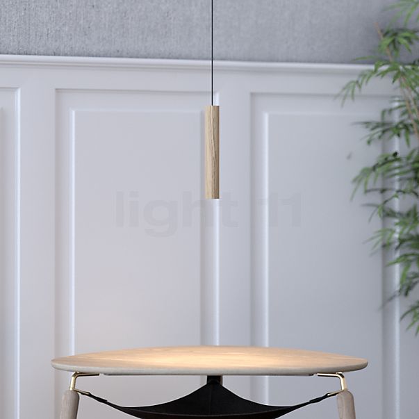 Umage Chimes, lámpara de suspensión LED roble oscuro, 22 cm
