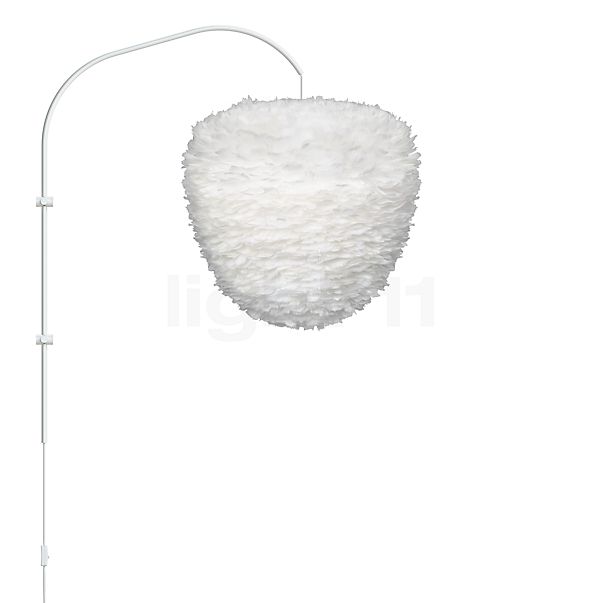 Umage Eos Evia, lámpara de pared pantalla blanco/marco blanco - ø55 cm
