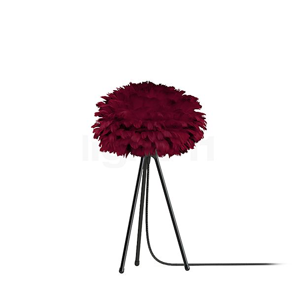 Umage Eos Lampada da tavolo telaio nero/paralume rosso - ø35 cm