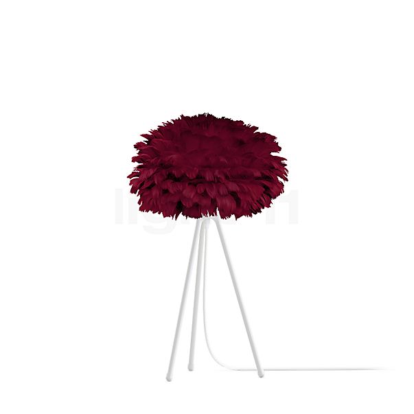 Umage Eos Lampe de table châssis blanc/abat-jour rouge - ø35 cm