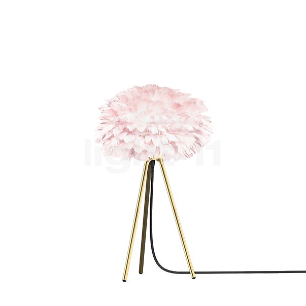 Umage Eos Table Lamp frame brass/shade pink - ø35 cm