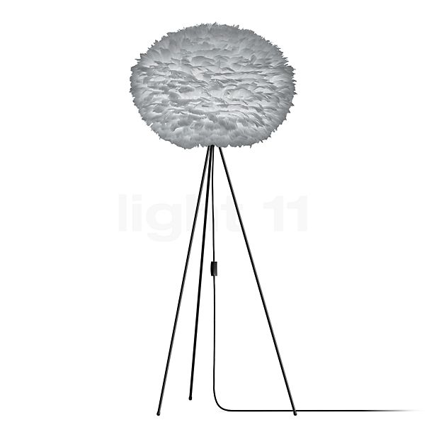 Umage Eos Tripod Floor Lamp frame black/shade grey - ø75 cm
