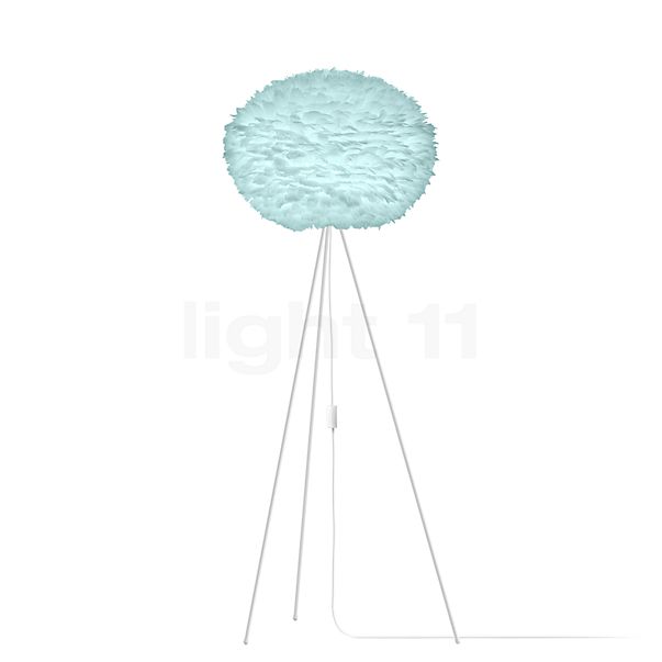 Umage Eos Tripod Floor Lamp frame white/shade blue - ø65 cm