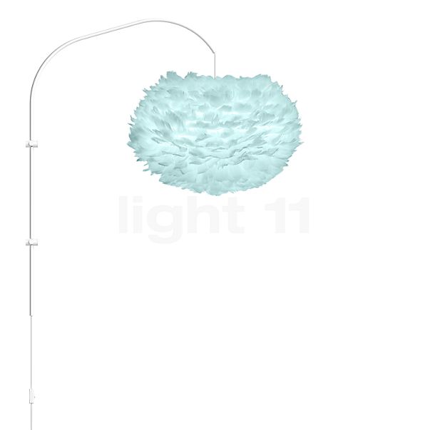 Umage Eos Wall Light frame white/shade blue - ø45 cm