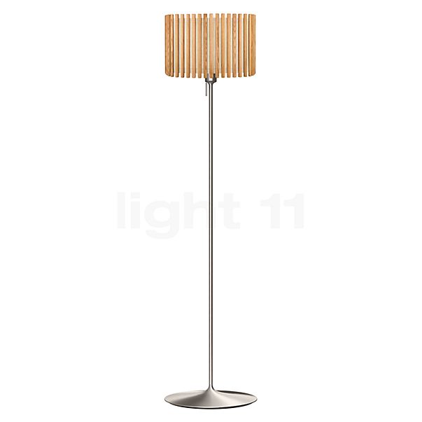 Umage Komorebi Santé Vloerlamp lampenkap eikenhout natuurlijke/voet staal - 42 cm - vierkant