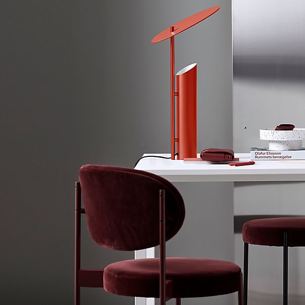 Verpan Reflect Table Lamp red