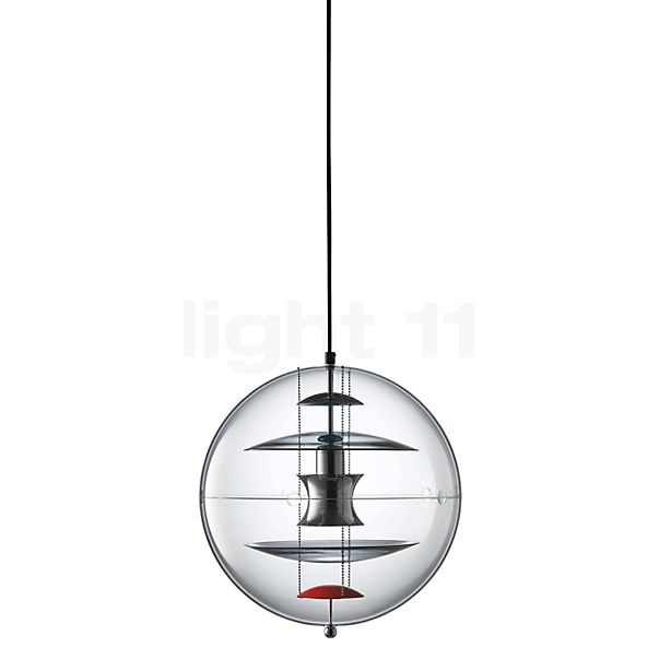 Verpan VP Globe Coloured Glass, lámpara de suspensión