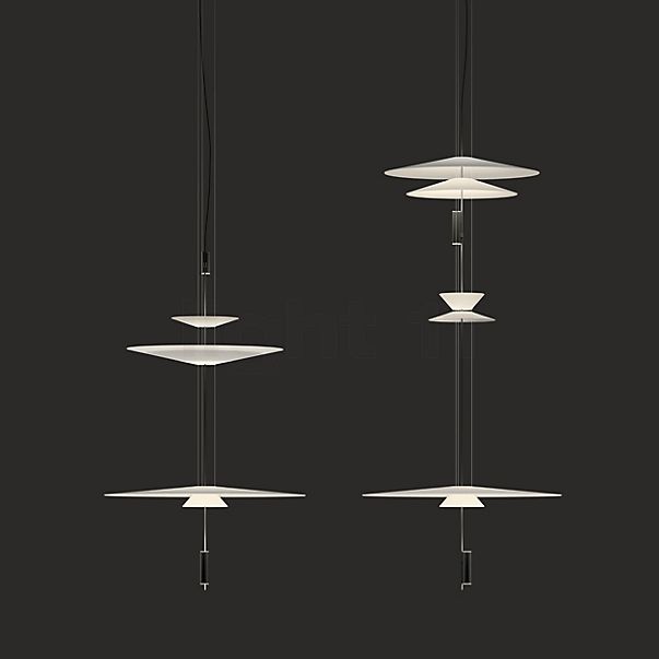 Vibia Flamingo 1570 Hanglamp LED grafiet - casambi