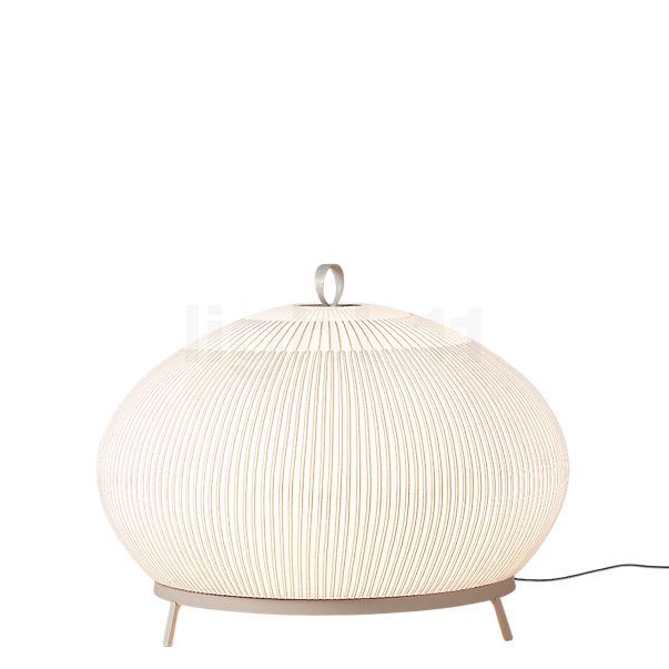 Vibia Knit, lámpara de suelo LED beige - 51 cm - casambi