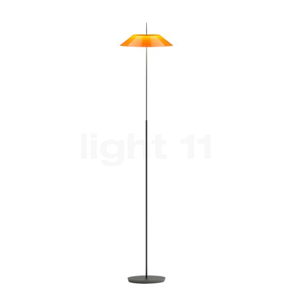 Vibia Mayfair 5510, lámpara de pie LED grafito/naranja