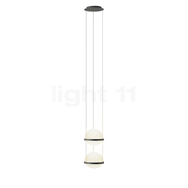 Vibia Palma Hanglamp LED 2-lichts grafiet - 40 cm - casambi