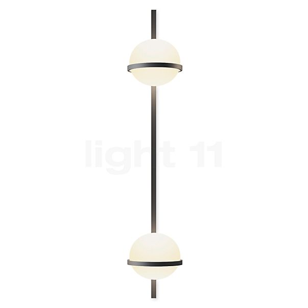 Vibia Palma Wandlamp LED verticaal - 2-lichts grafiet - dali