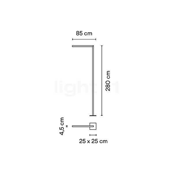 Vibia Palo Alto Mast light LED green sketch