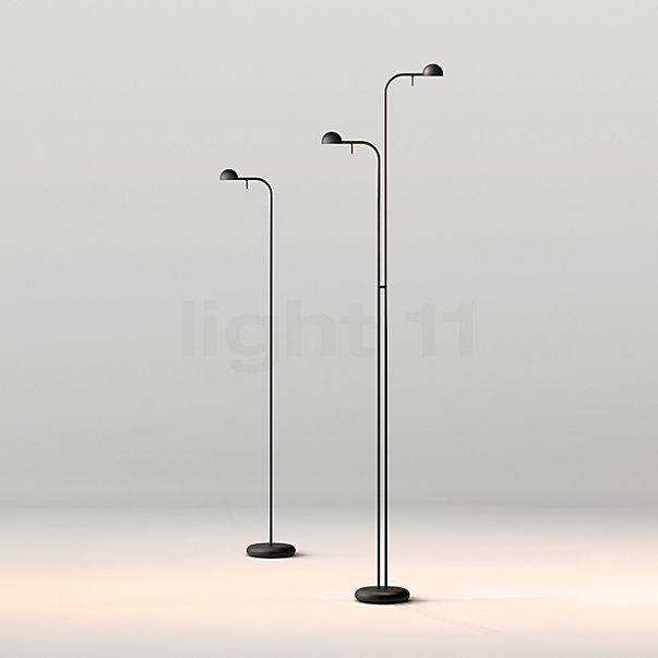 Vibia Pin Floor Lamp LED 2 lamps off-white - 143 cm