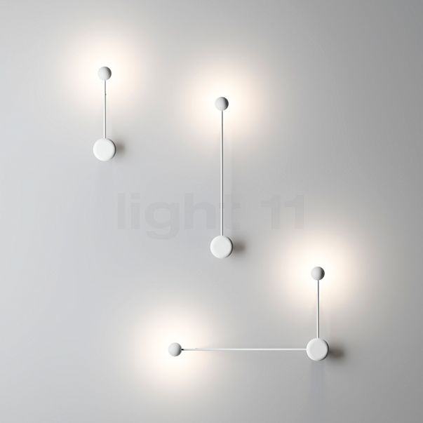 Vibia Pin Wandlamp LED 1-licht zwart - 70 x 40 cm