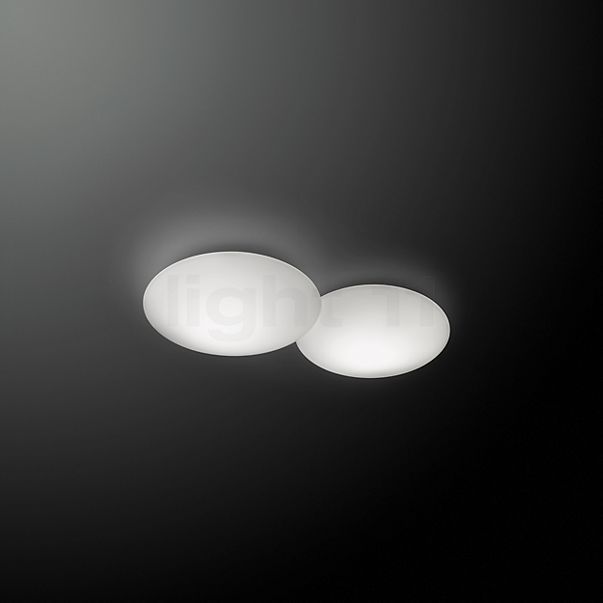Vibia Puck, lámpara de techo blanco - ø46,7 cm