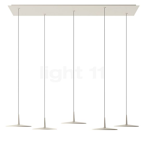 Vibia Skan Hanglamp LED 5-lichts beige - Dali