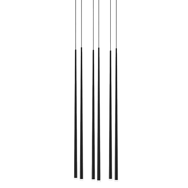 Vibia Slim, lámpara de suspensión LED 6 focos