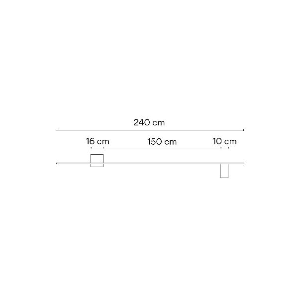 Buy Vibia Structural Wall Light LED linear at light11.eu