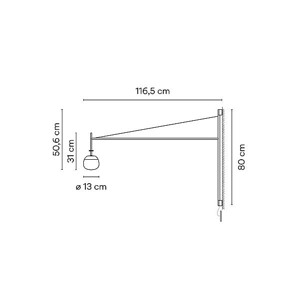 Vibia Tempo 5759, con balastos – Lámpara de pared led — imagen 3