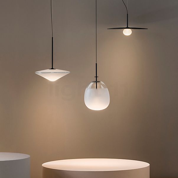 Vibia Tempo Pendant Light LED round green - ø24 cm - casambi