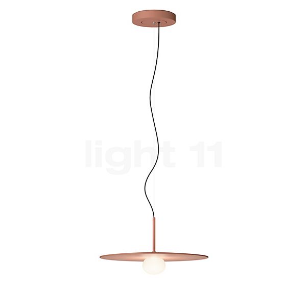 Vibia Tempo Pendelleuchte LED mit Schirm rot - ø40 cm - Casambi