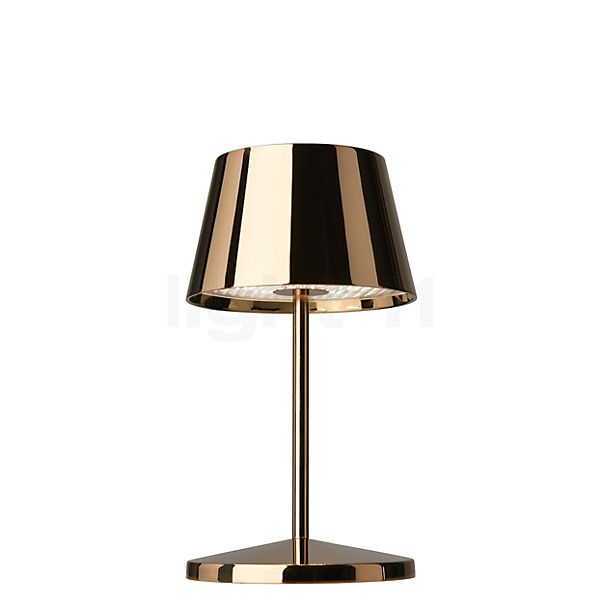 VINTAGE BRASS TABLE TOP LAMP ADJUSTABLE SHADE TONE GOLD AND BLACK 20”