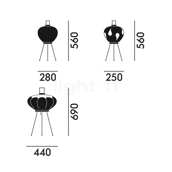 Buy Vitra Akari A Floor Light at light11.eu