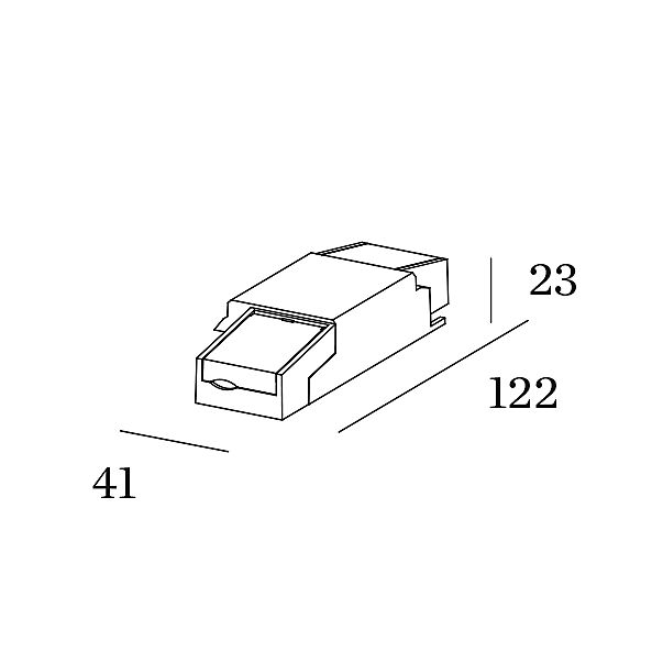 Wever & Ducré 90225402 - Led driver 700 mA 10 W - regulable por corte de fase — imagen 2