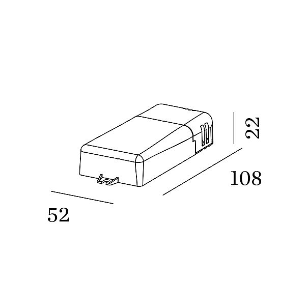 Wever & Ducré 90243601 - Led driver 350 mA — imagen 2