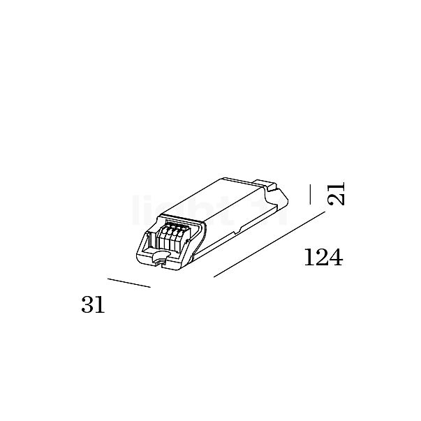 Wever & Ducré 90245401 - LED-Ballasts 700 mA 10 W - Dali sketch