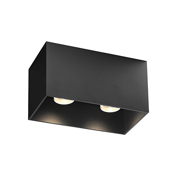Wever & Ducré Box 2.0, lámpara de techo LED negro - 2.700 K