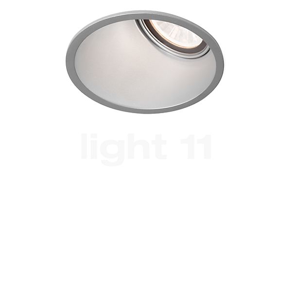 Wever & Ducré Deep Adjust 1.0 Faretto da incasso LED asimmetrico argento - 2.700 K