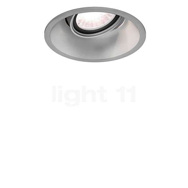 Wever & Ducré Deep Adjust 1.0, foco empotrable LED plateado - 2.700 K