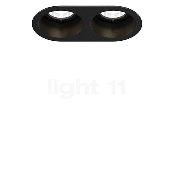 Wever & Ducré Deep Bijou 2.0, foco empotrable LED negro