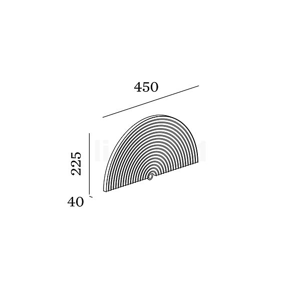 Wever & Ducré Extension for Tapis 2.0 grey sketch