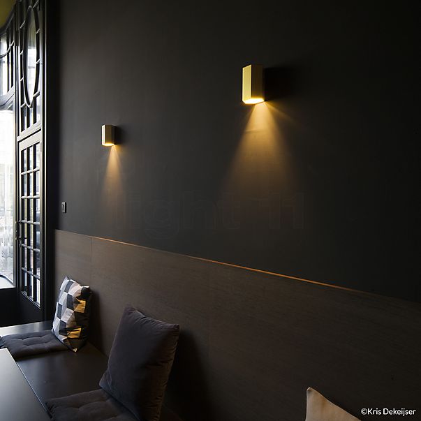 Wever & Ducré Hexo Mini 1.0, lámpara de pared bronce