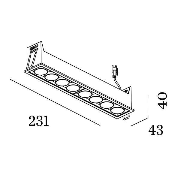 Wever & Ducré Linoo 8.0 empotrable Led – Foco — imagen 2